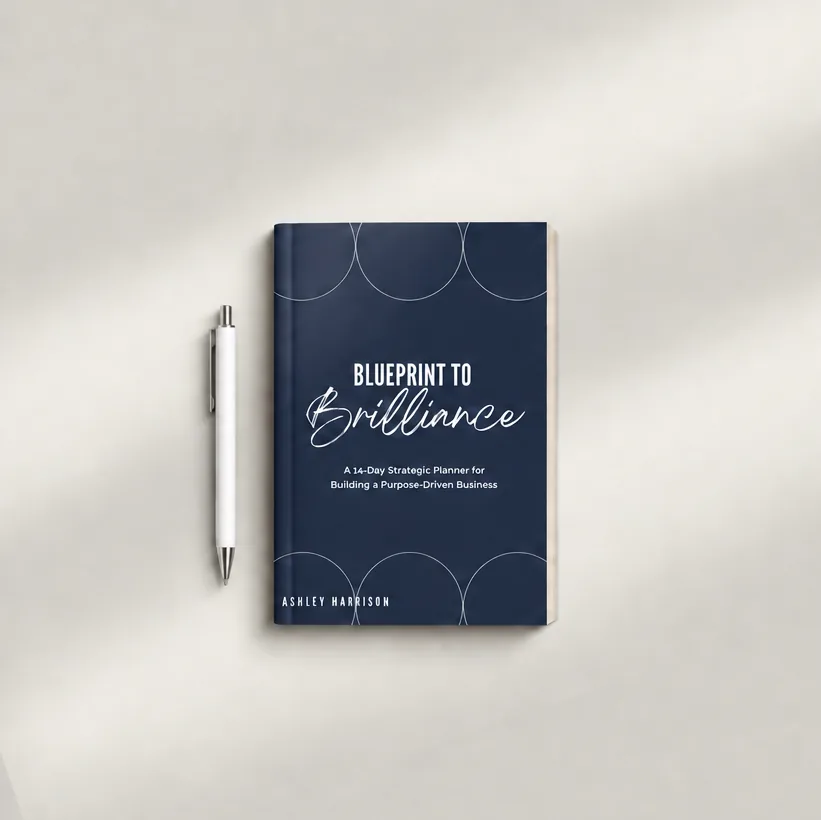 Blueprint to Brilliance 14-day strategic planner paperback, 220 pages